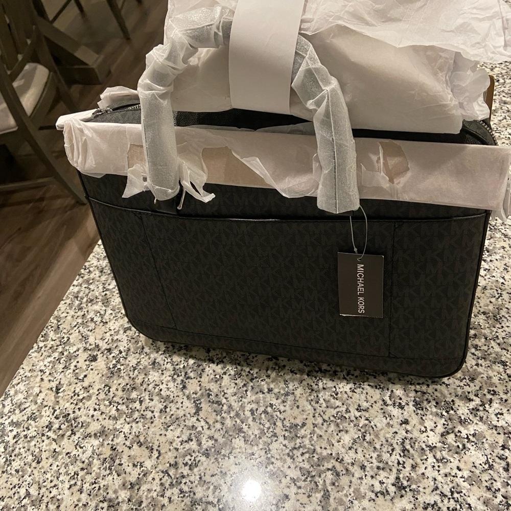 Brand New Michael Kors black briefcase